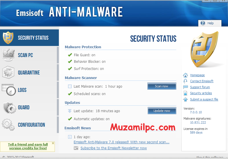 Emsisoft Anti-malware 2021.9.0.11176 Crack + License Key Download