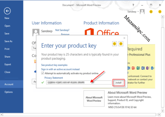 MS Office 2013 Crack + Product Key Full Version {Latest}