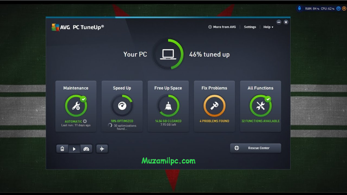 AVG PC TuneUp v23.4 Crack + Product Key 2024 [Latest]