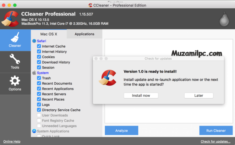CCleaner Professional 6.15.10623 download the new version for apple