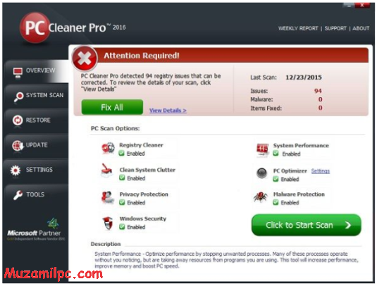 PC Cleaner Pro 9.4.0.3 instal the new for ios